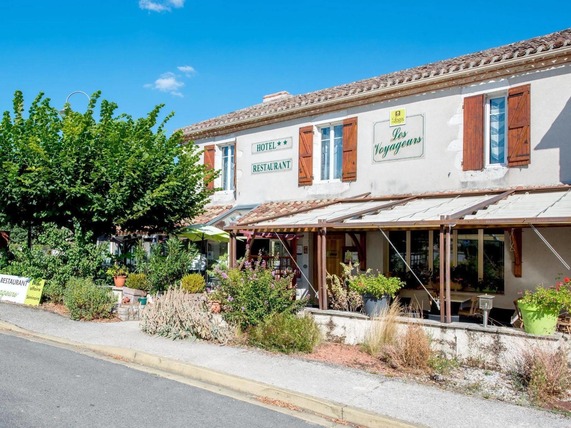 Logis Hotels - Hotel Et Restaurant Les Voyageurs Tournon-dʼAgenais Eksteriør billede
